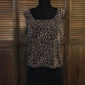 Animal Print Tank Top